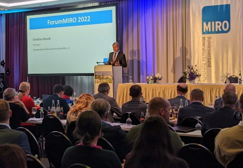 ForumMIRO 2022: Die Gesteinsindustrie traf sich in Berlin!