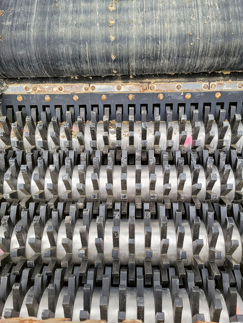 Die spezielle Siebtechnik erlaubt die effiziente Absiebung dieses schwierigen Materials