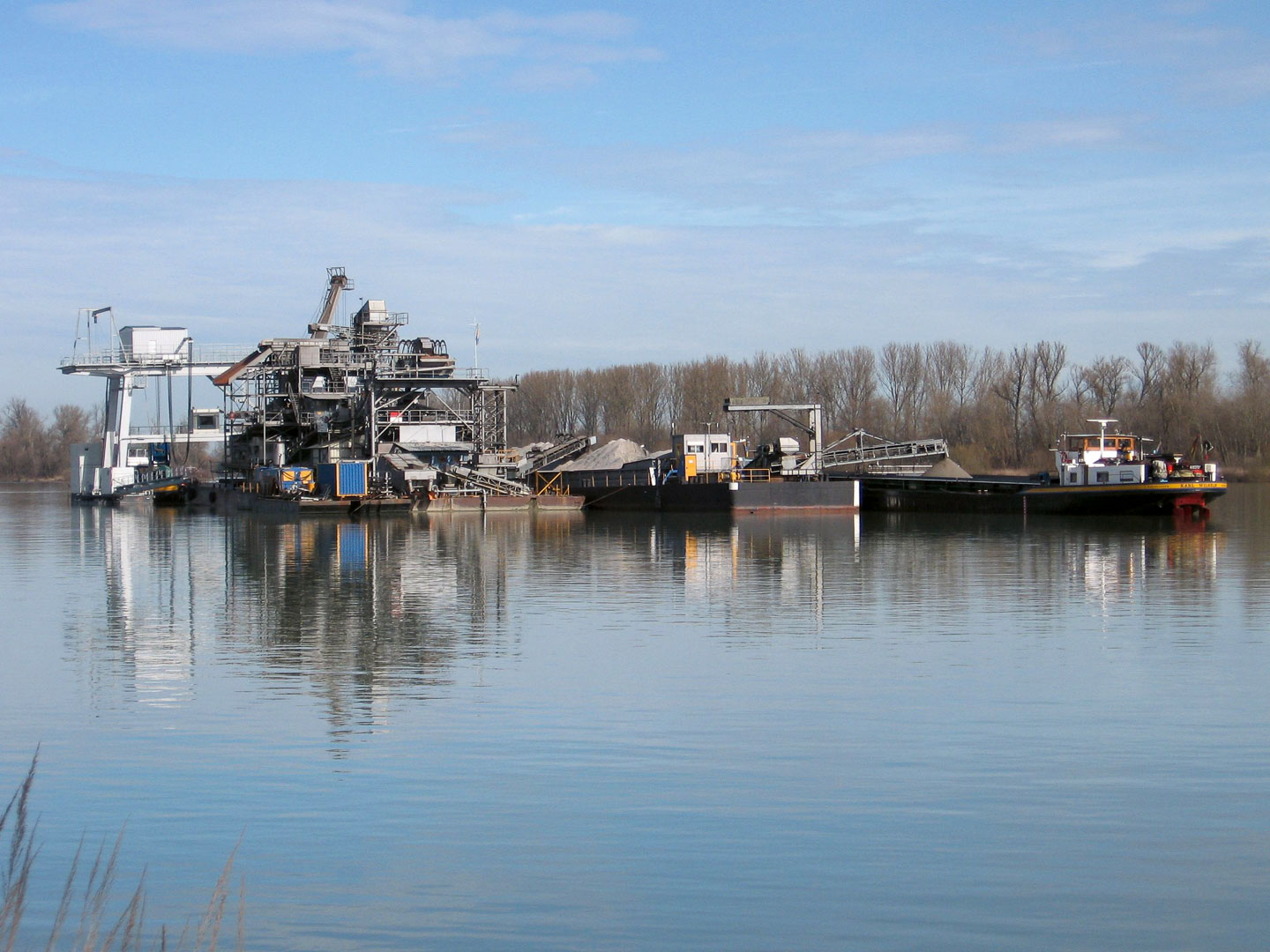 Schaffung einer strukturreichen Flachwasserzone im Auwaldbereich des Rheins als Teilrenaturierung eines Baggersees