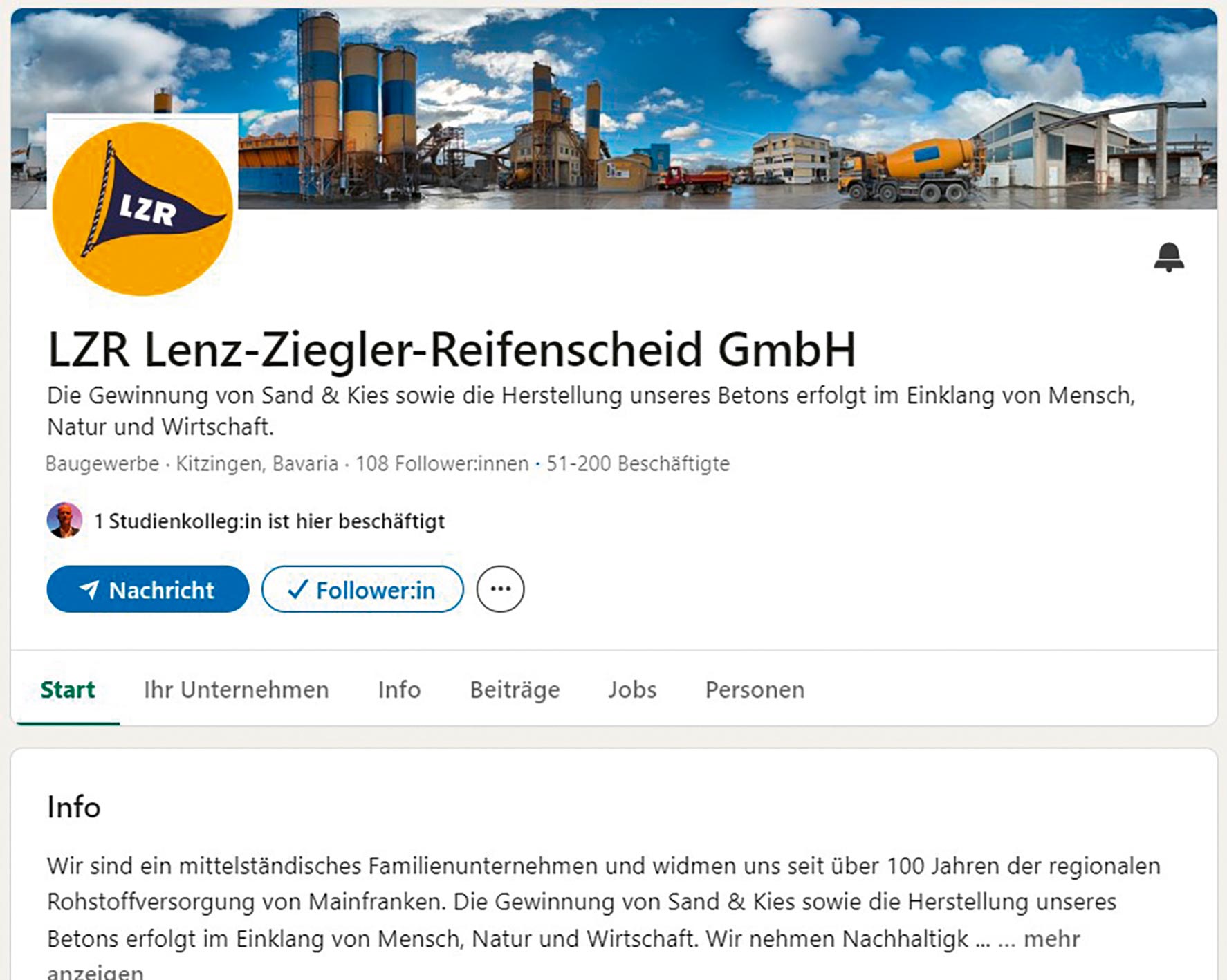 LZR bei LinkedIn