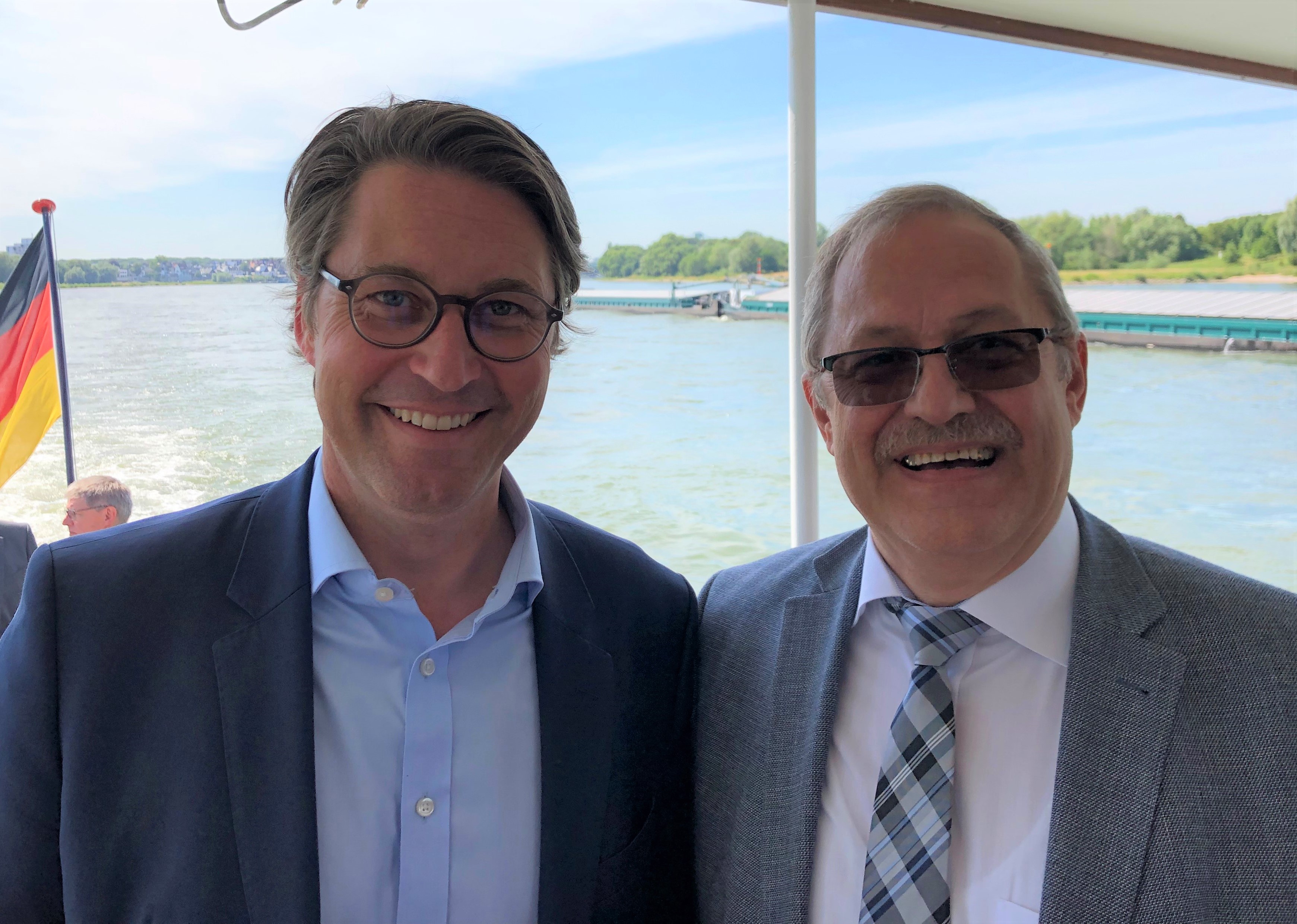 BM Scheuer und Dr. Hagenguth (G.H.)