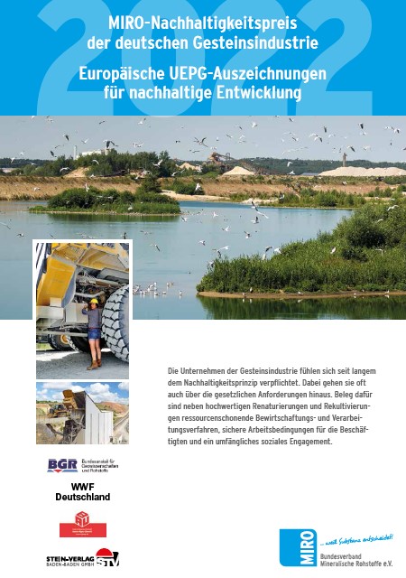 Deutscher Nachhaltigkeitspreis der Gesteinsindustrie 2022