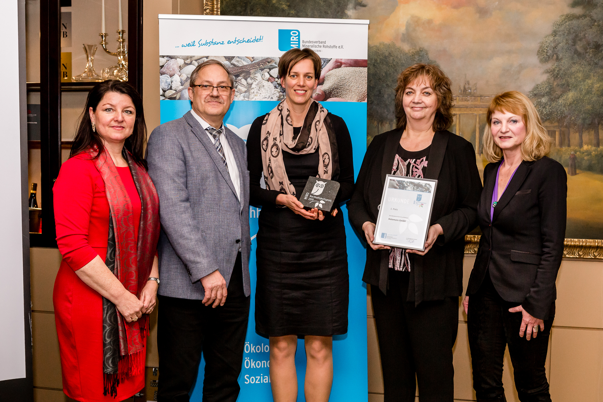 Susanne Funk, Dr. Gerd Hagenguth, Beate Böckels und Claudia Kressin, Holemans GmbH, Gabriela Schulz.