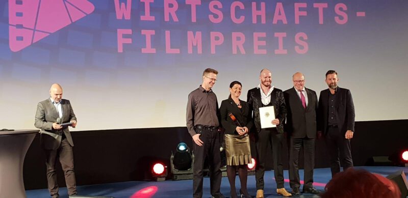Siegerplatz beim Deutschen Wirtschaftsfilmpreis-Wettbewerb