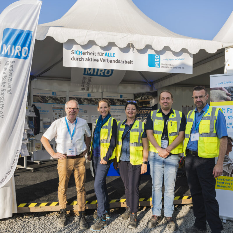 steinexpo: MIRO vor Ort mit den Großen der Branche