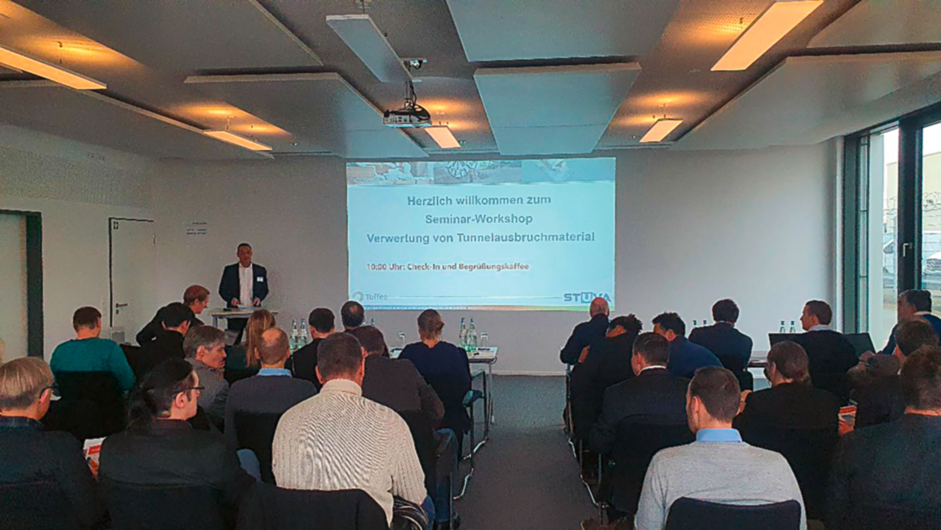 Seminar-Workshop „Verwertung von Tunnelausbruchmaterial“ beim Kooperationspartner STUVA e.V.