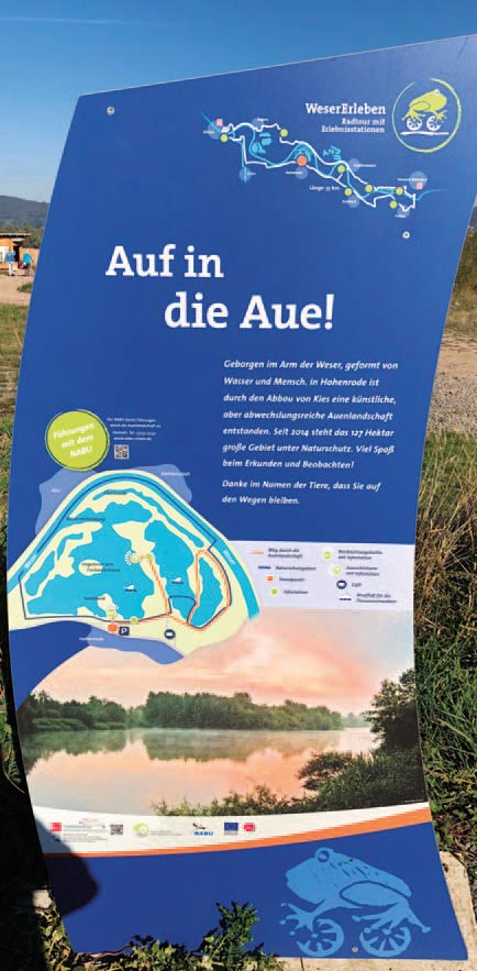 Durch den Kiesabbau ist an der Oberweser ein einzigartiges „Naturjuwel aus zweiter Hand“ entstanden.